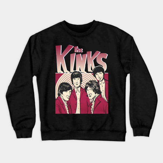 The Kinks // 60s Rock Aesthetic // Crewneck Sweatshirt by BlackAlife